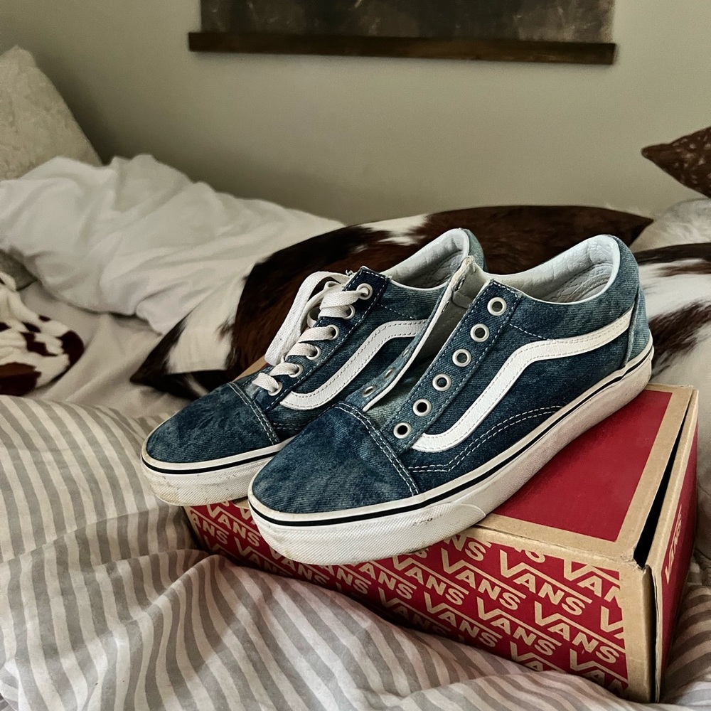 denim vans old skool